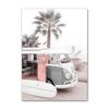 Beach Sea Posters Wave Bridge Starfish Shell Reed Canvas Painting Nordic Room Wall Art Printed Picture For Living Room Decor