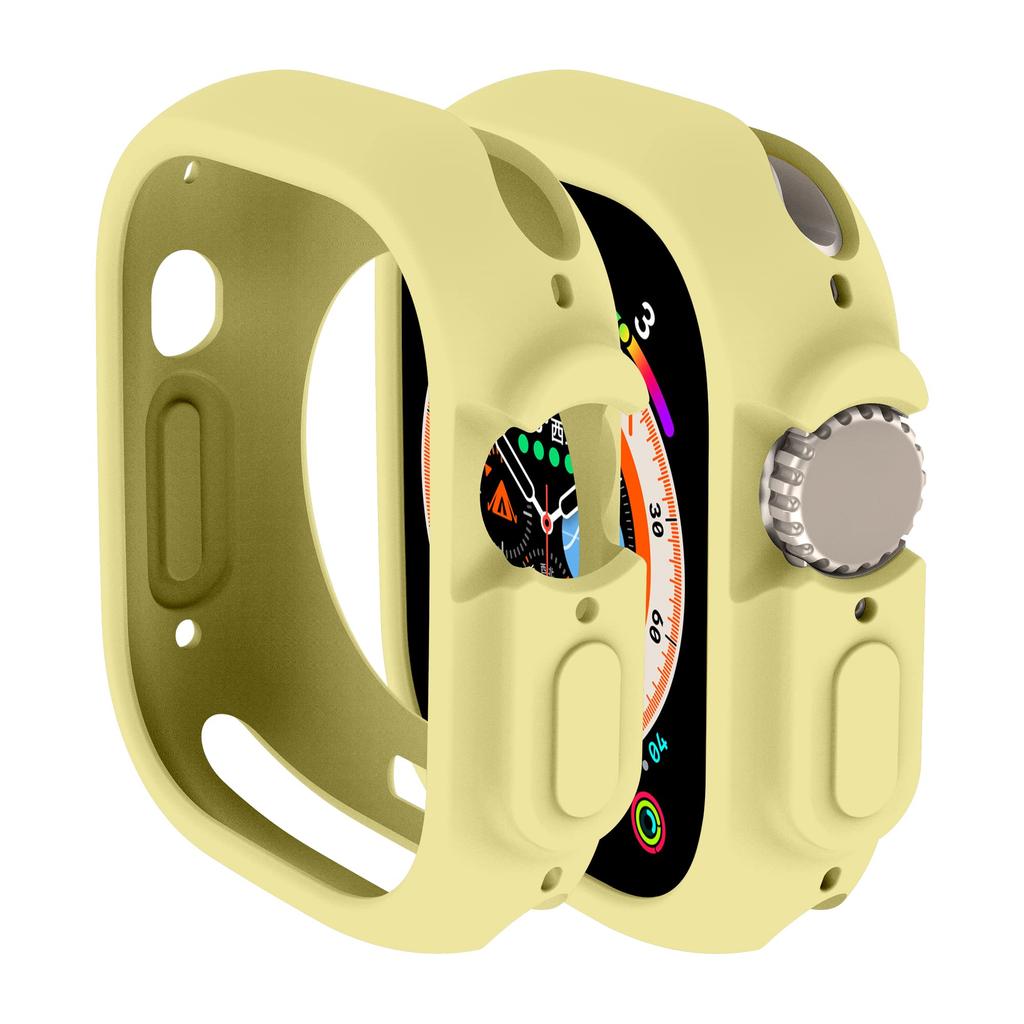 Cover for Apple Watch Ultra3 2 49mm Case All-Round Shockproof TPU Protective Silicone Bumper Scratch-Resistant iwatch ultra 3 49
