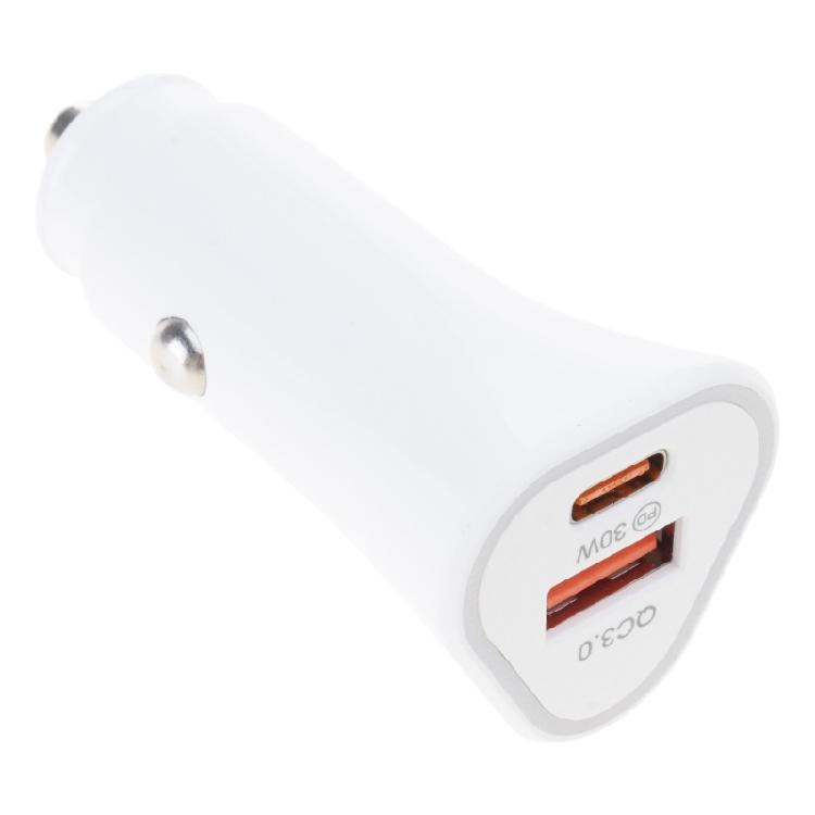 Portable 38W Double  USB Car Chargers Plastic Vehicle Chargers Simple Operate for Safe & Efficient Multiple Device Charg