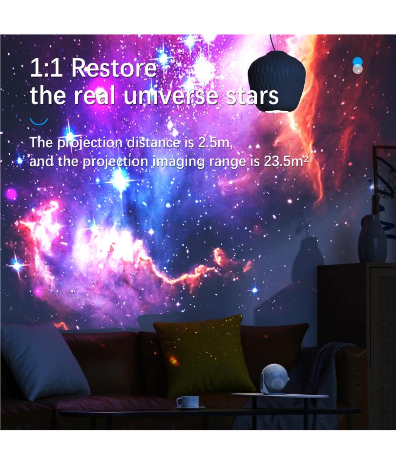 Star Projector Galaxy Night Light HD Lmage Disc Upgraded Planetarium Projector With Remote Control Bluetooth Function For Room