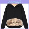 Arctic Fleece Womens Hoodie Sweatshirt With Pockets For Casual Winter Wear