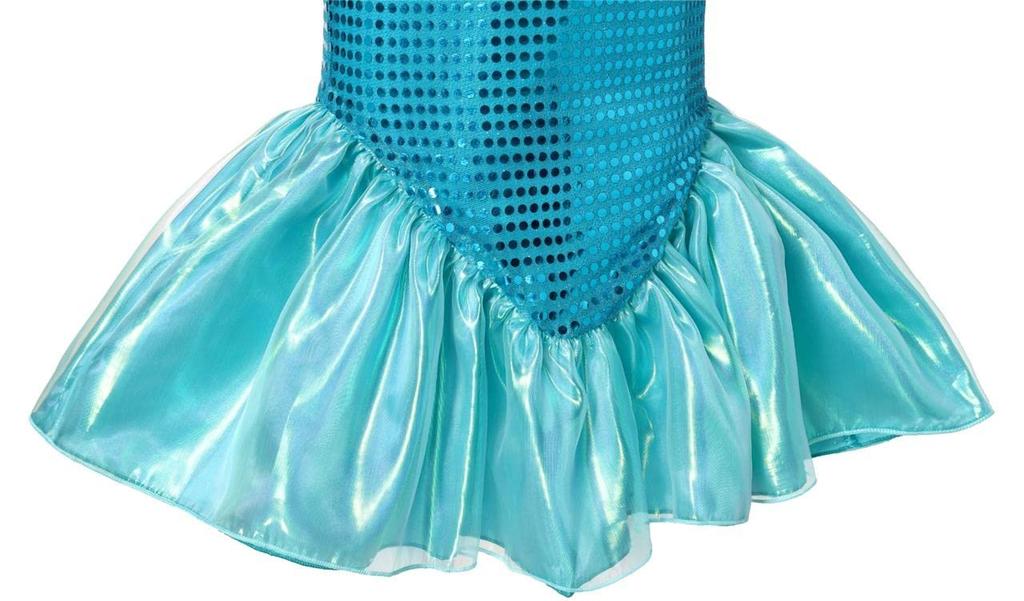 Dressy Daisy Toddler Mermaid Ariel Princess Halloween Size Ages Girls' Costume, Costume, Dress, 140, 9-10