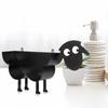 Metal Free Standing Toilet Tissue Holder Dog Sheep Shaped Animal Roll Paper Rack