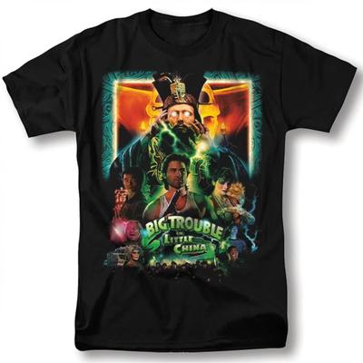 Men's Vintage Big Trouble In Little China Graphic T-Shirt 80s Martial Arts Film Design with Wang Fu Soft Breathable Fabric - ...