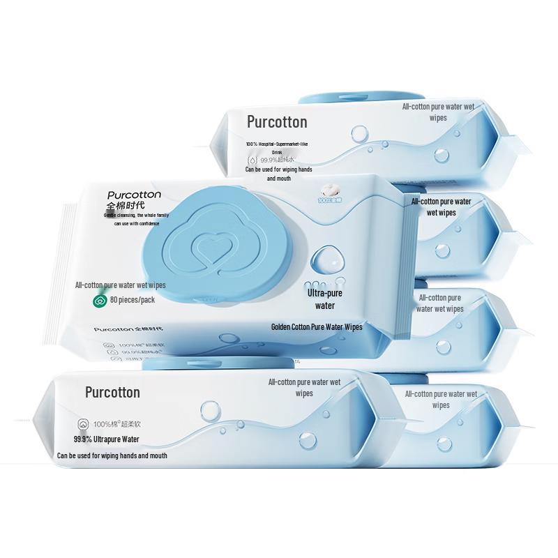 PurCotton EDI Ultra-Pure Water Baby Wipes Wipes