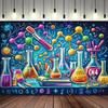 2D Plane, 1 Piece of Scientific Laboratory Photography Background, Suitable for Indoor and Outdoor Use
