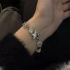 YK Diamond-set Flower Star Love Pendant Bracelet Cold Wind Personalized Commuter Bracelet Light Luxury High-end Jewelry