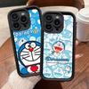 Cartoon Doraemon Silicone Soft Phone Case For IPhone 17 16 14 13 12 11 15 Pro Max Plus Air Cover