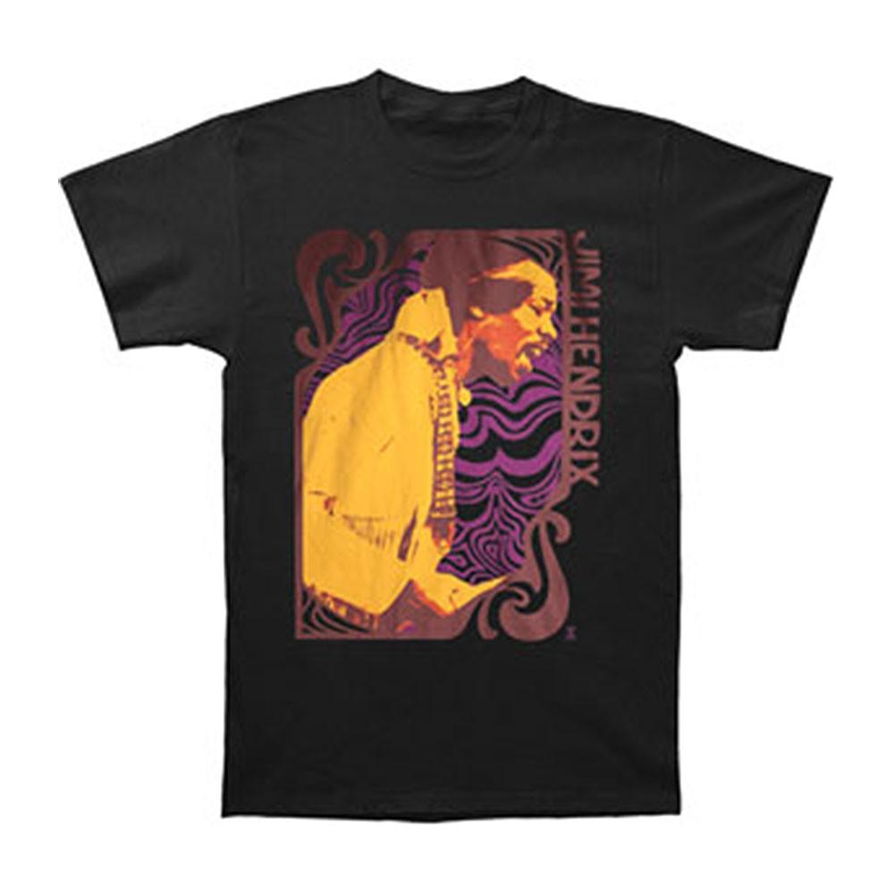 Men s Jimi Hendrix Sound Waves T-shirt Large Black XL