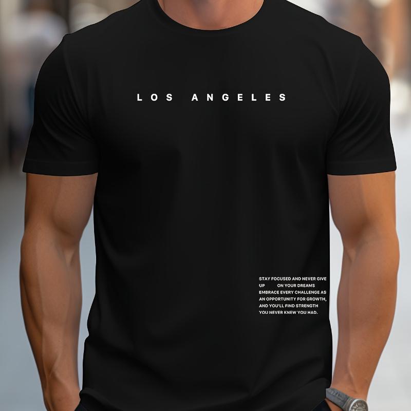 

Edgy Washed Distressed Men s T-Shirt - Retro Street Versatile Essential S