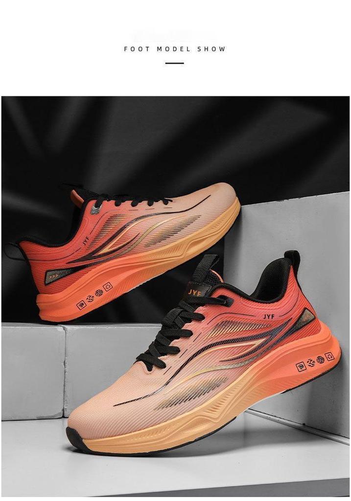 Men's Trendy Low-Top Sports Shoes: Lightweight, Breathable, Comfortable for Running & Travel