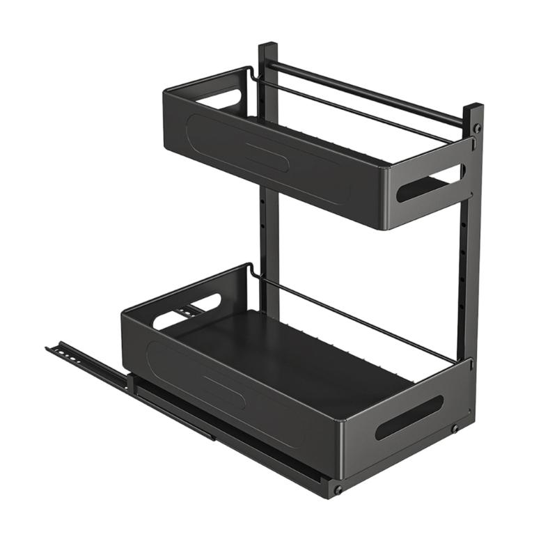 

Multifunctional Under Sink Drawer Rack For Bathroom And Kitchen Storage Needs Easy Installation No Tools Required