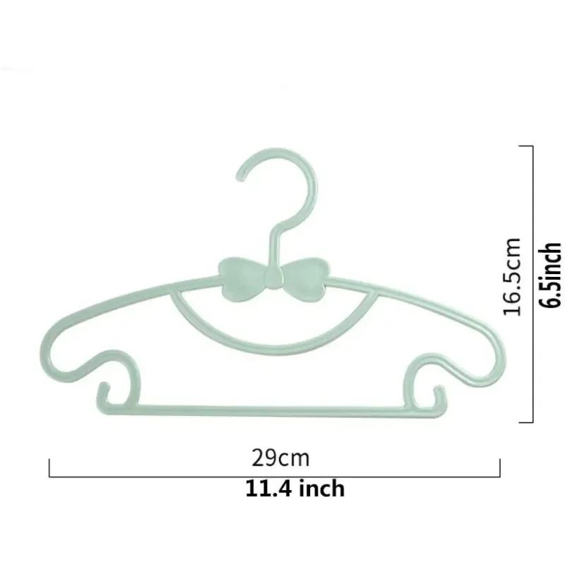 5/10/20Pcs Children Clothes Hanger Portable Display Baby Clothing Organizer Hangers Windproof Home Kids Closet Storage Racks