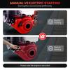 12V Electric Start Kit Flywheel Starter Motor Kit with Key Switch Box Charging Coil Fan Cover for GX160 5.5HP GX200 6.5HP Engine