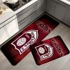 FK Sarajevo Print Flannel Kitchen Mat Christmas Soft Area Rug Non Slip Floor Carpet Home Decoration