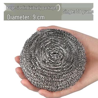 QianXing 410 Stainless Steel Scourer Balls, Large, 30-Pack