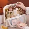 Portable Standing Up Bag Large Capaci Travel Waterproof Toiletry Storage Bag for Brues Cosmetic Tools Women's Makeup Organizer