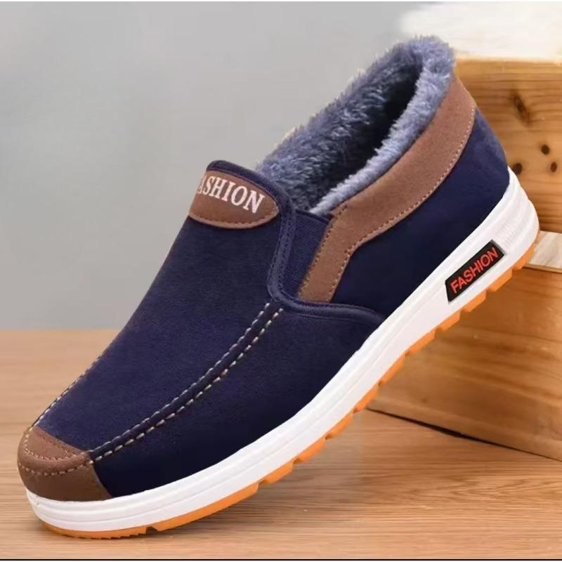 Anti-slip Cloth Shoes, Soft-soled Cotton Shoes, Thickened and Fleece Cotton Boots for The Elderly