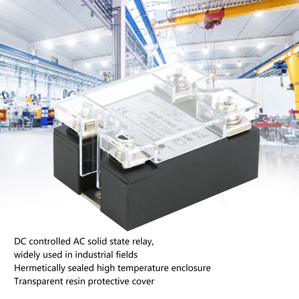 SSR40DA Przekaźnik Półprzewodnikowy SSR Moduł Półprzewodnikowy Sterowany DC AC 40A 332VDC