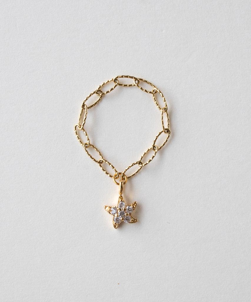 Merrymotive Twinkle Star With Surgical Chain Ring