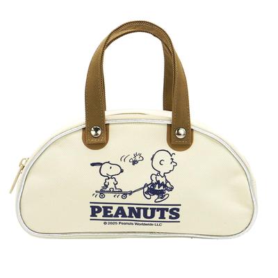 Nakajima Corporation SNOOPY Retro Bag Pouch, White, Character, 217622-25