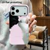 Phone Case: 2D Flat Design Suitable for iPhone 18, 17, 16, 15, 14, 13 Pro Film Protective Case, Couple Style, Black and White Cats, Christmas and Hall