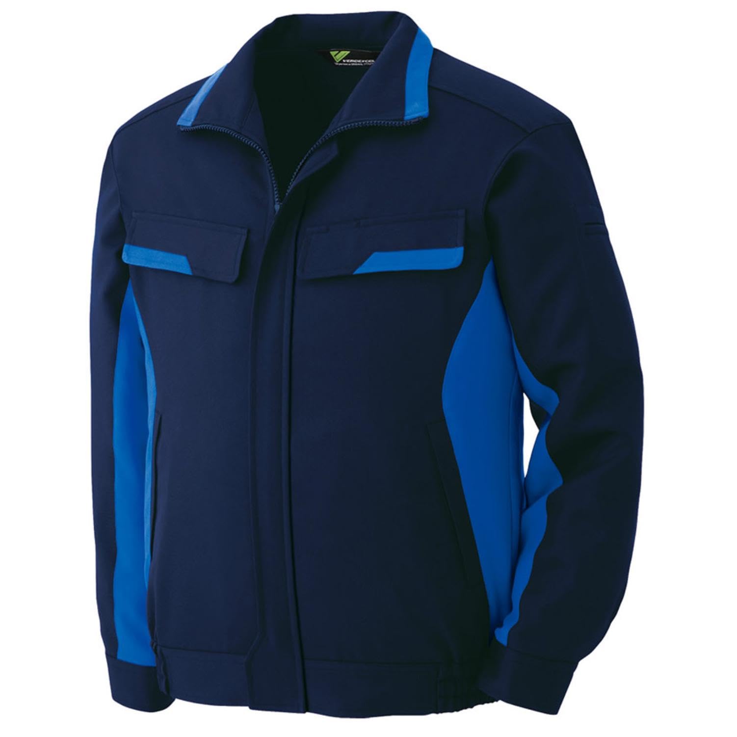 

Verdexel Work Long 3D Navy x Royal Blue LL [Midori Anzen] Clothes, Sleeve, Blouson, Unisex, Antistatic, Cutting, VES257, Top,