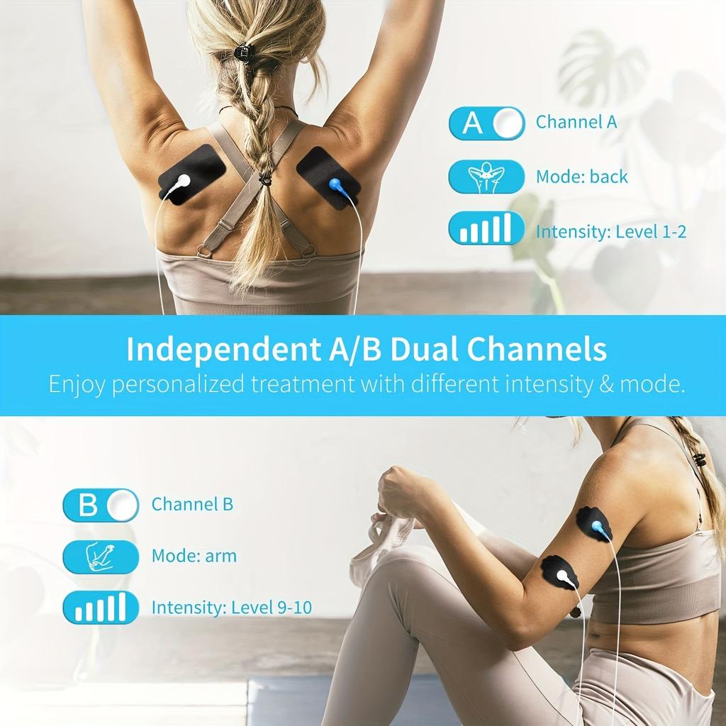 28 Mode Tens Body Massager Electric Digital Therapy Machine Relax EMS Muscle Relieve Pain Electrostimulator Physiotherapy