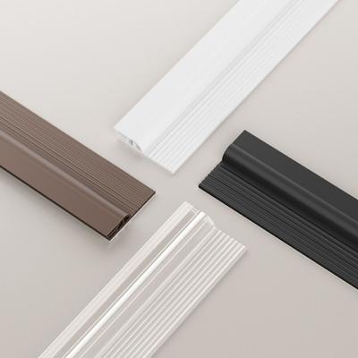 28/50mm Height Door Bottom Weatherstripping Windproof Insectproof Window Seal Strip Triple-Thickening Self-Adhesive