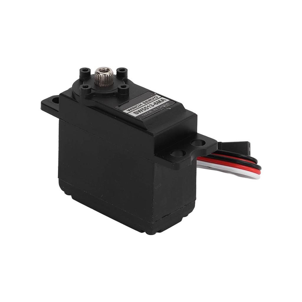 Servo Motor Gear Black Metal Gears Alloy Sail Winch Anolog Servos for RC Ship Rope Machine