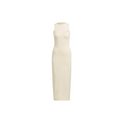 Vestido Deportivo Transpirable Elástico Midi Sin Mangas para Mujer Vestidos Blanco Crudo HA6551