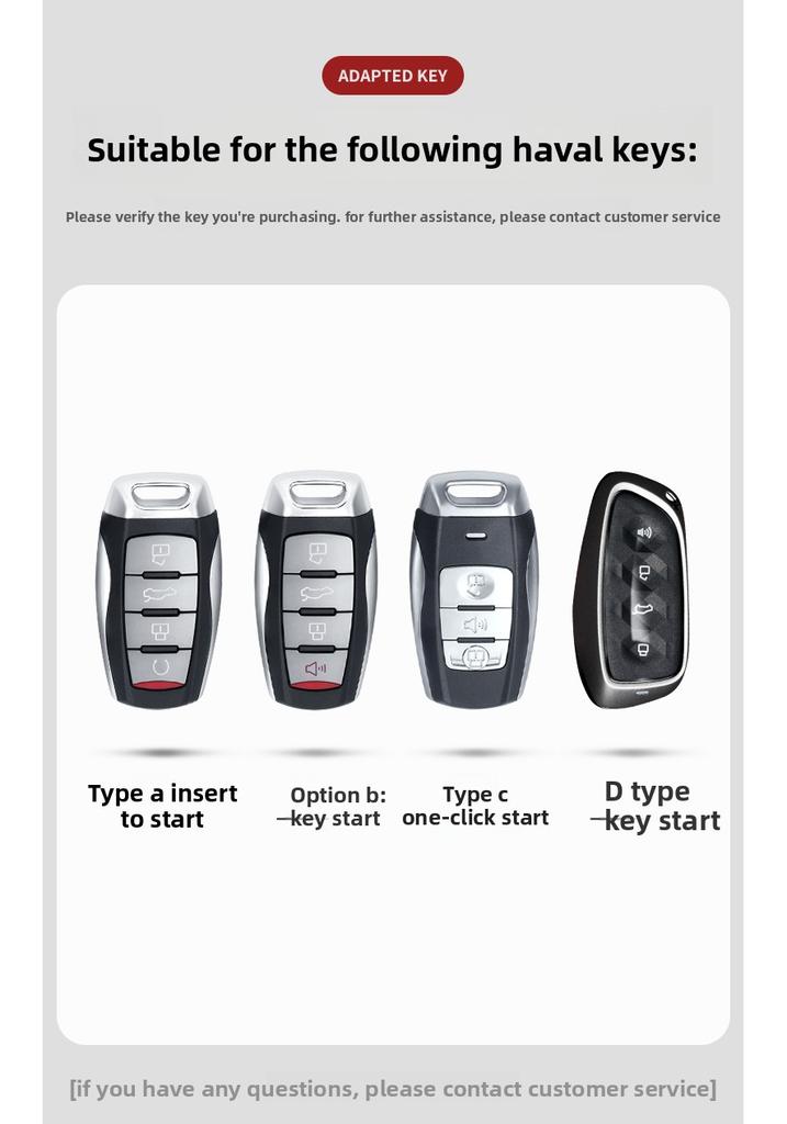 For Great Wall Haval H6 Keycase M6Plus Raptors H2 Second Generation Big Dog F7 ThOird Generation H9 Chitu Car Buckle