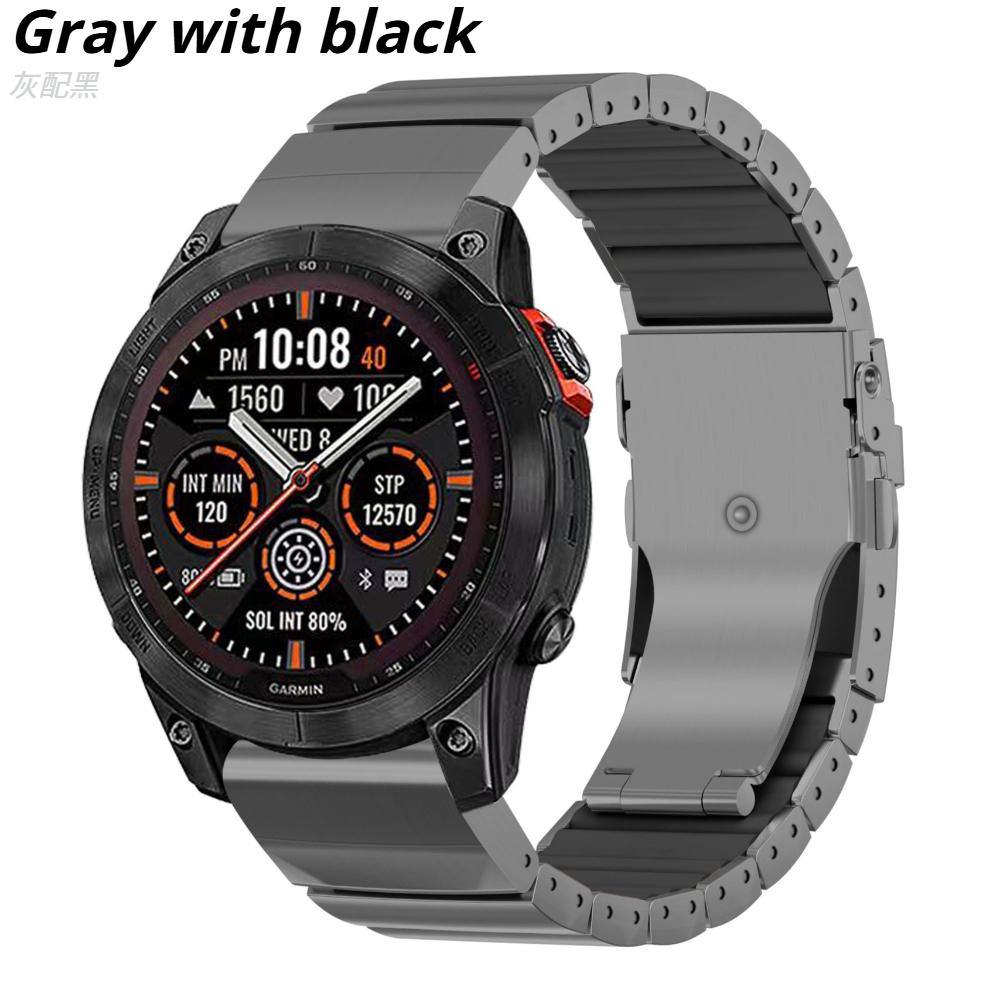 Quickfit 26mm 22mm Titanium Strap For Garmin Watch Fenix 8 7X Pro Tactix 7 EPIX Pro 51mm Enduro 3 2X Instinct 3 2X 50mm Correa