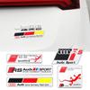 Aluminium Sport Edition Badge Stickers Car Bumper Trunk Badge Decals For S1 Sline A3 A1 A4 B8 B7 A6 C7 A5 A7 A8 B9 B6 C6 Q2 Q3