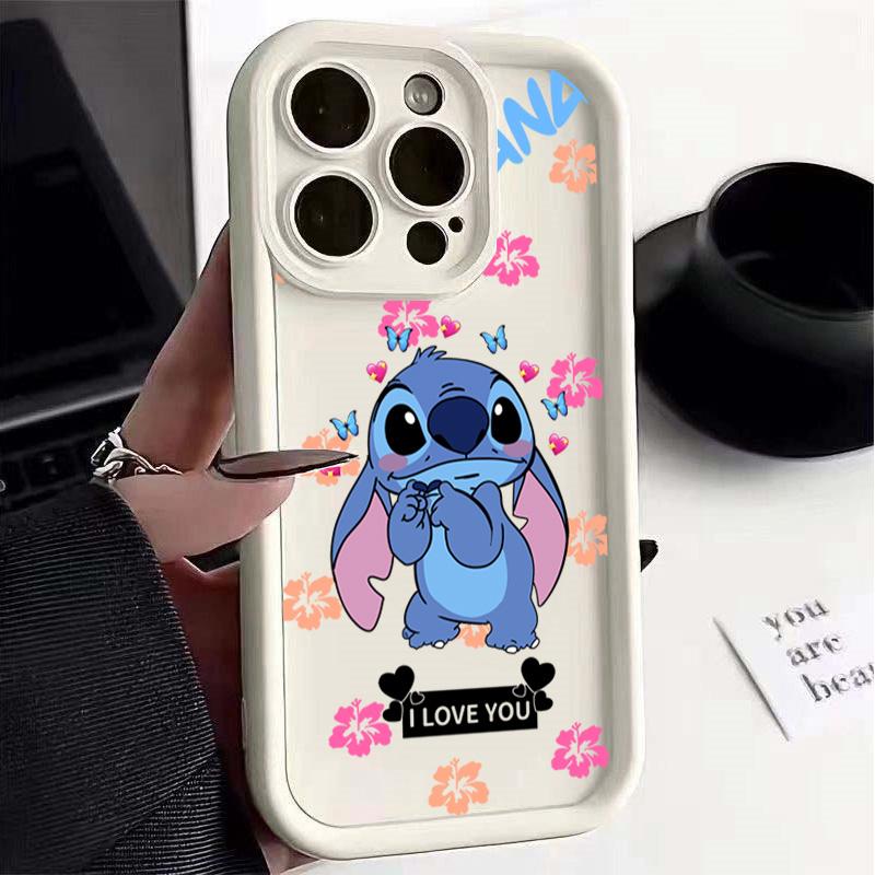 Stitch Angel Love Heart Phone Case For Infinix GT 30 20 10 Pro Tecno Camon 40 30 20 Pro Spark 20 10 Pro 30C 20C Pova 6 7 Cover