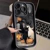 Dark Funny Monster Cat Fox Creative Phone Case For iPhone 17 16 15 14 13 11 12 Pro Max 7 8 Plus X XS XR Shockproof Back Cover