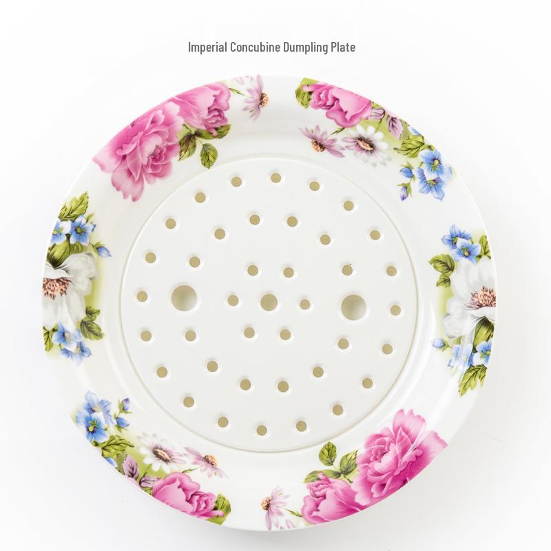 Imperial Concubine 10-inch Porcelain Soup and Serving Plate