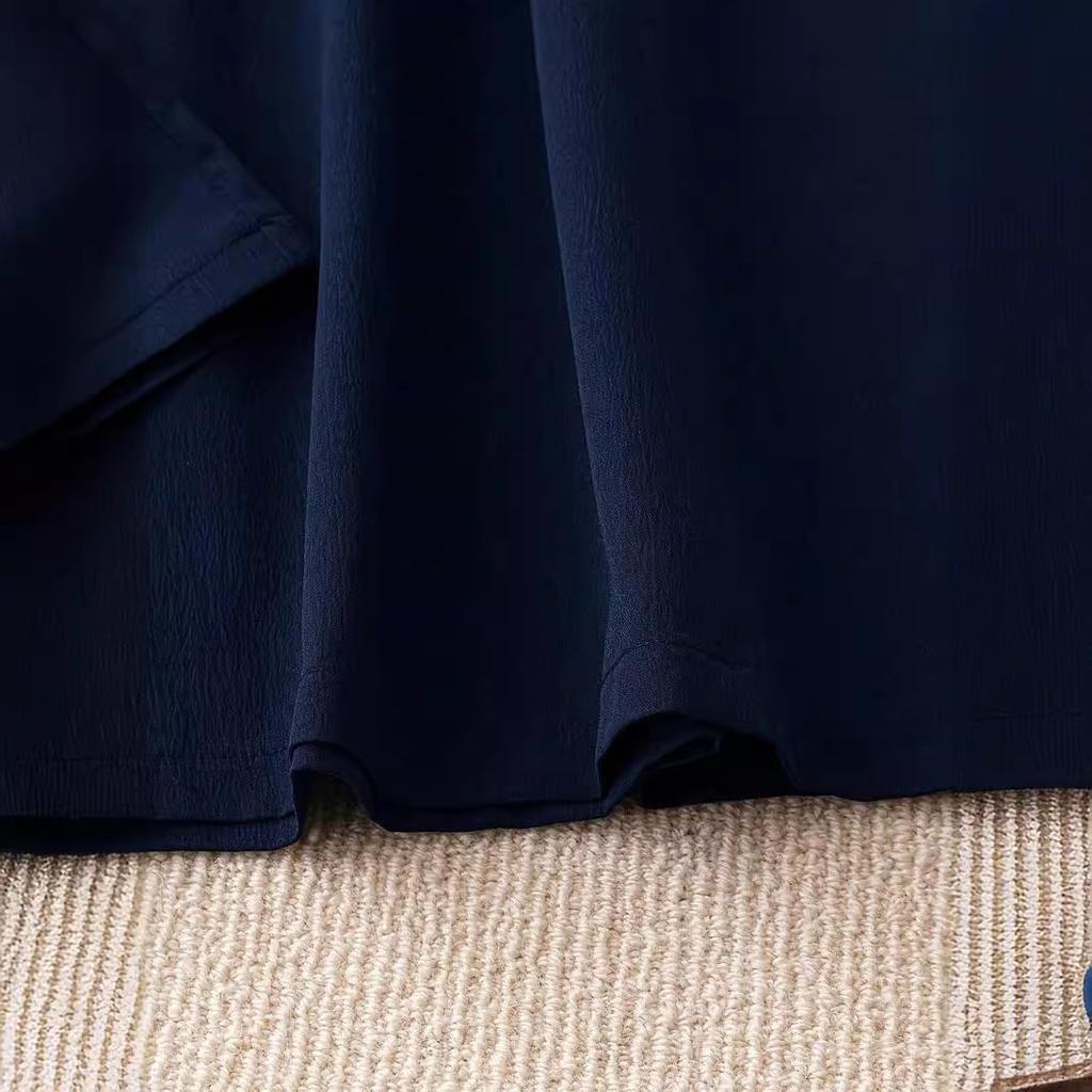 Women's Pant Plus Size Fashion Solid Colour High Waist Wide Leg Trousers