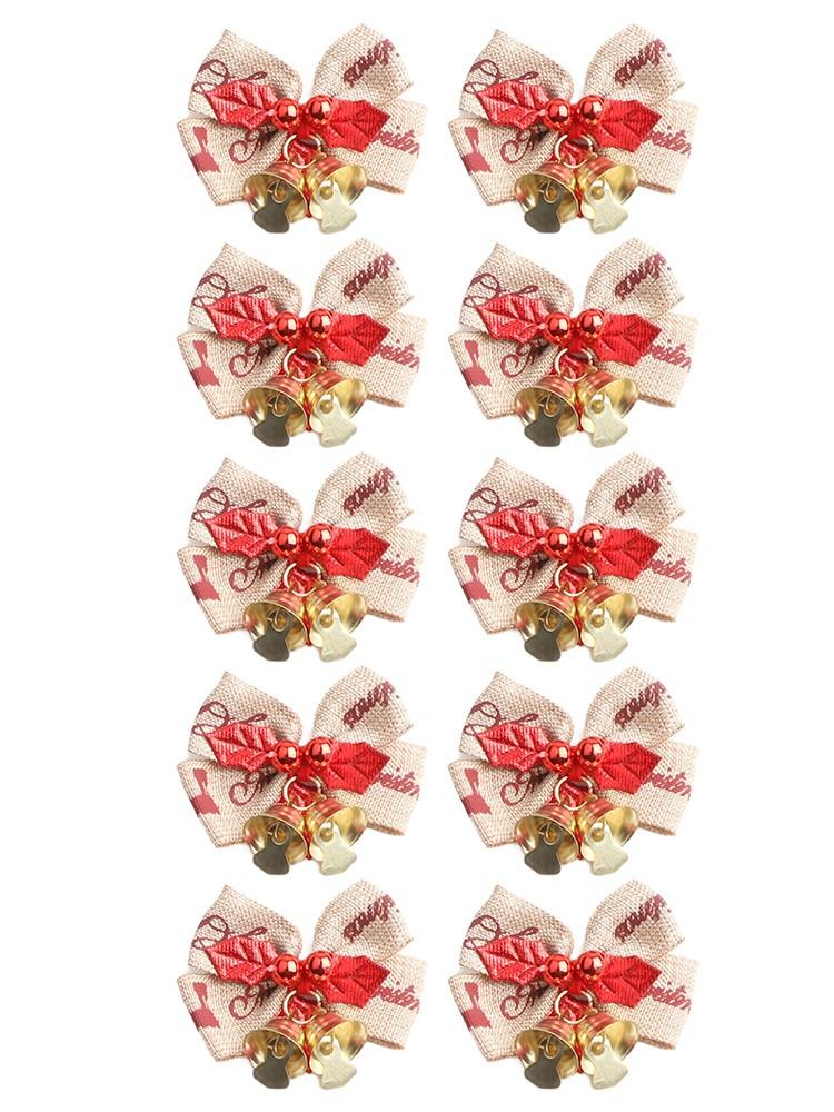 Christmas Decorations Christmas Tree Bows Holiday Ornaments High-quality Cloth