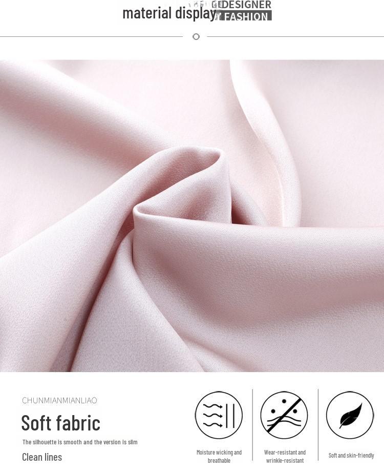 Women's Satin Hollow Top - Trendy Spring 2024 Collection