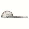 Precision Stainless Steel Angle Protractor - 0-180 Degree Adjustable Ruler, 3.94 Inch Woodworking Measurement Tool with Protective Soolies