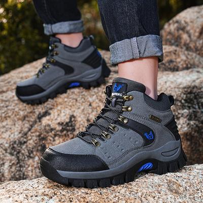 Couple Outdoor Hiking Shoes 2024 Autumn and Winter High-top Men's and Women's Hiking Shoes Breathable Sports Leisure Travel Shoes