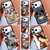 DIAMOND SKULL Phone Case for iPhone 16e 15 14 13 12 17 Pro Max Plus Air 17pro Cover Coque