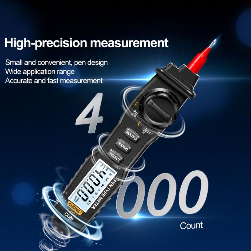Digital Pen Type Multimeter Handheld Voltmeter Ammeter Ohmmeter for AC/for DC Voltage Current Diode Continuity Meter Tes