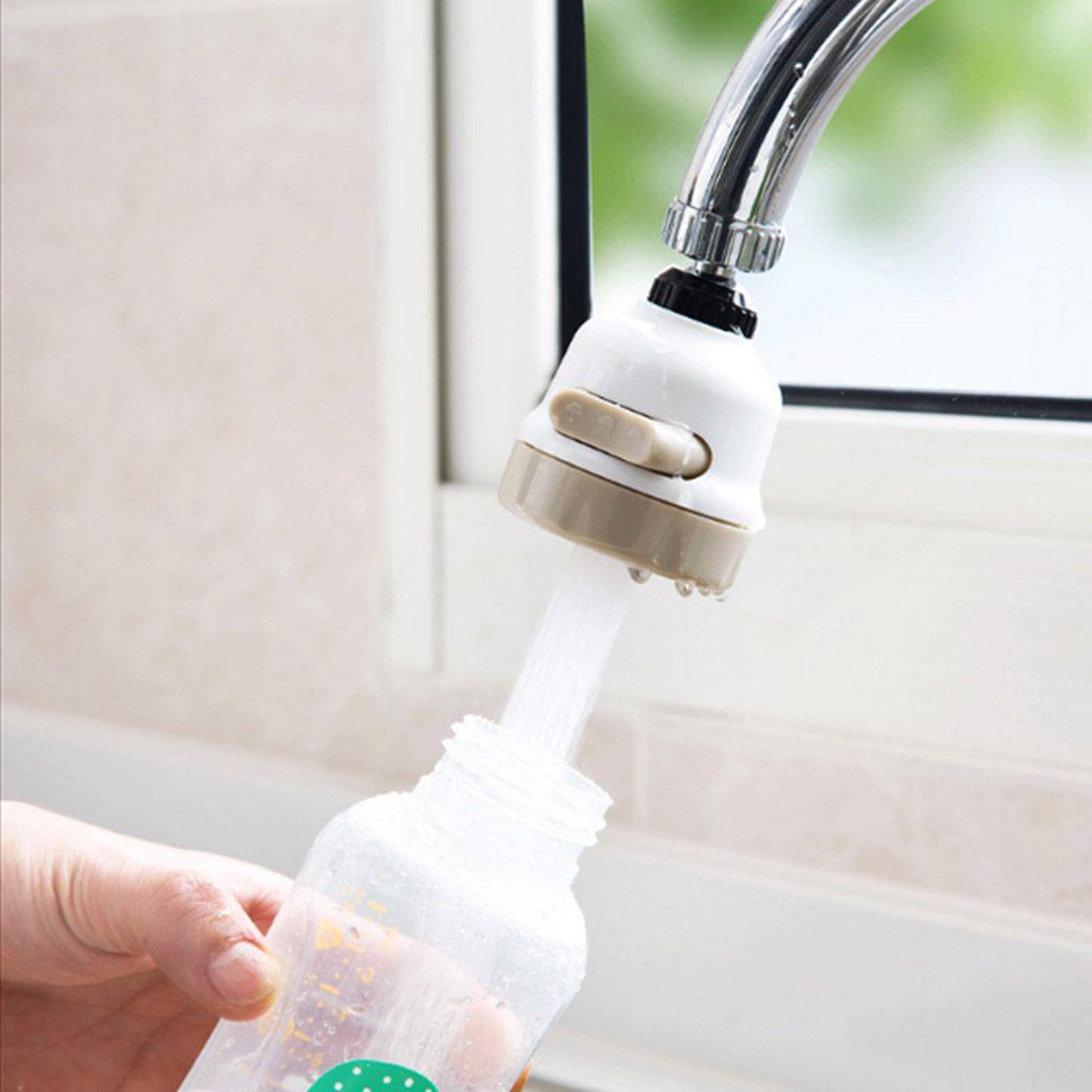 3 Modes Aerator Faucet Water Saving Filter High Pressure Spray Nozzle 360 Degree Rotate Flexible Aerator Diffuser