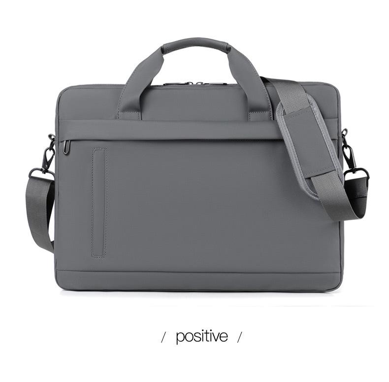 

Waterproof Laptop Bag with Custom Logo: Cross-border Hot-Selling Shoulder Briefcase & Inner Sleeve сірий колір