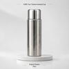 Large Capacity Pure Titanium Insulated Tea Cup with Steeping Separator - Elegant Design and Gift Box Included