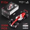 Technical 1:8  Italy F1 Racing Car RC Formula Racing C42 Building Blocks Vehicle Bricks Toys Adult Birthday Gifts