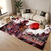 Custom Name Crystal Velvet Rug,Demon Slayer Comfortable Anti Slip Floor Mat For Room Decoration