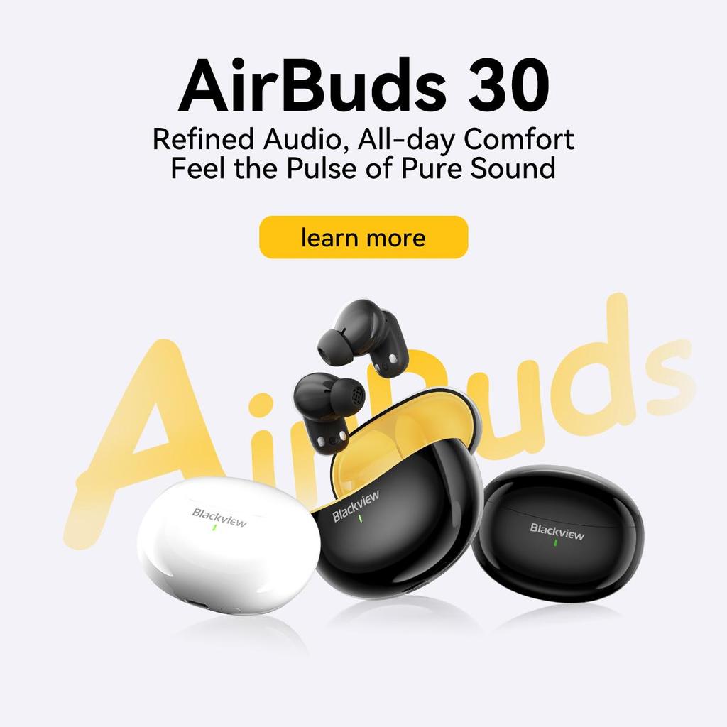 Blackview AirBuds 30 TWS Earphone Wireless Bluetooth Headphones In Ear Earphones Sport IPX4